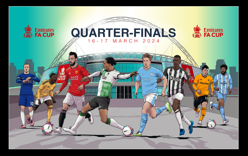 FA Cup illustrations by Chris Rathbone