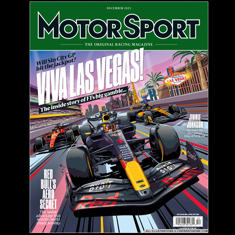 MOTORSPORT Magazine motorsport illustrations by Chris Rathbone