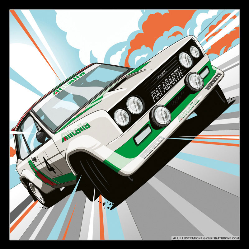 Adelaide Motorsport Festival Poster by Chris Rathbone