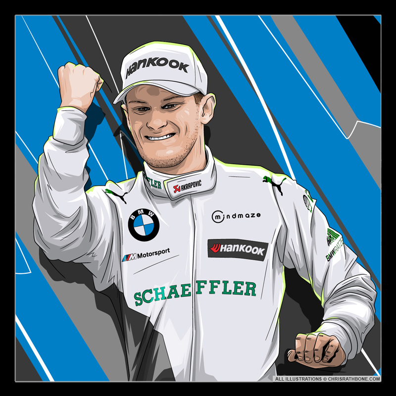 DTM Driver Illustrations by Chris Rathbone
