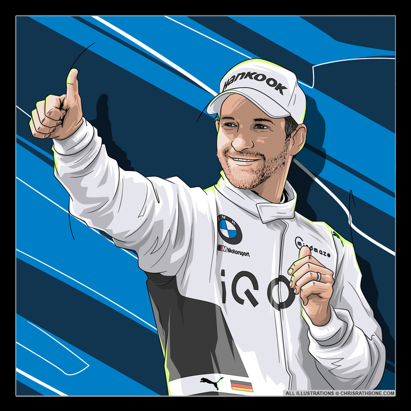 DTM Driver Illustrations by Chris Rathbone