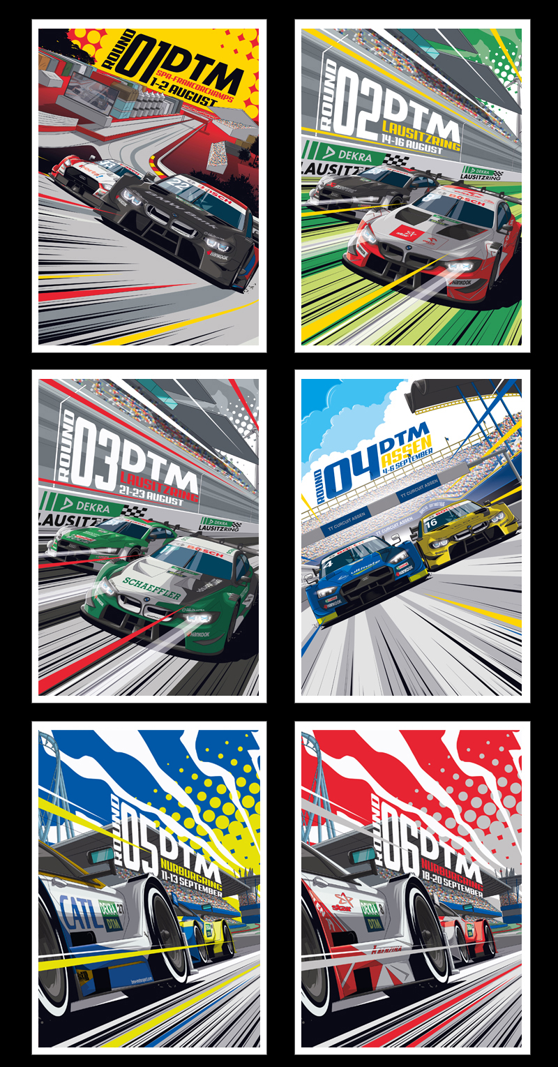 DTM Campaign Illustrations by Chris Rathbone
