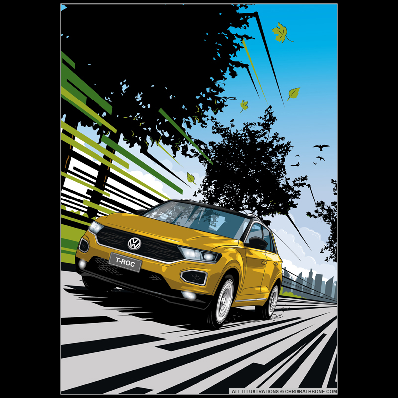 Forbes Tales of the Car Illustrations by Chris Rathbone