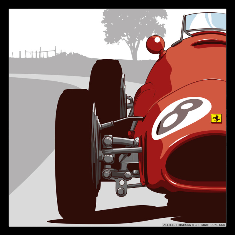 Speed Read Ferrari Illustrations by Chris Rathbone