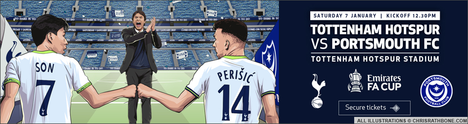 Tottenham Hotspur illustrations by Chris Rathbone