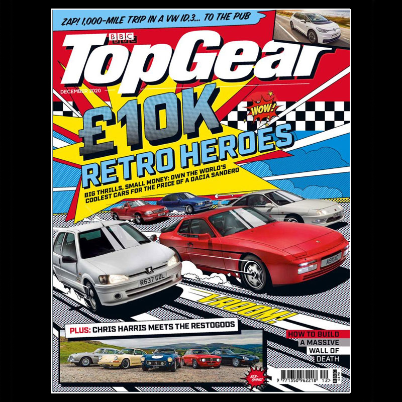 Top Gear Magazine Cover Illustration by Chris Rathbone