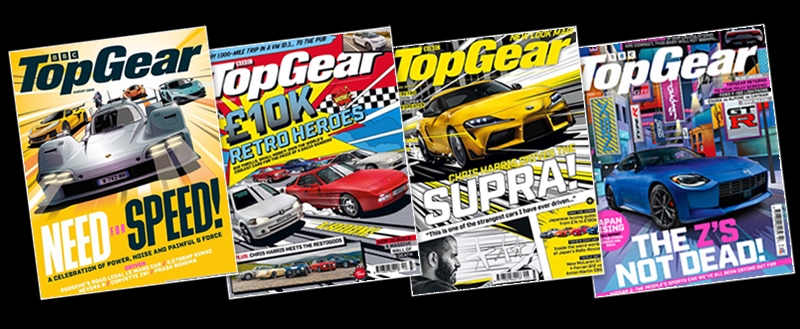 Top Gear Magazine Cover Illustration by Chris Rathbone