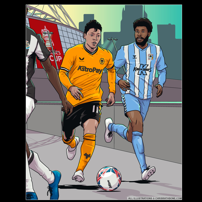 FA Cup illustrations by Chris Rathbone