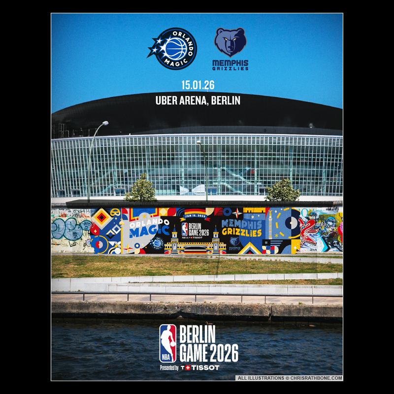 NBA Europe Berlin Illustrations by Chris Rathbone