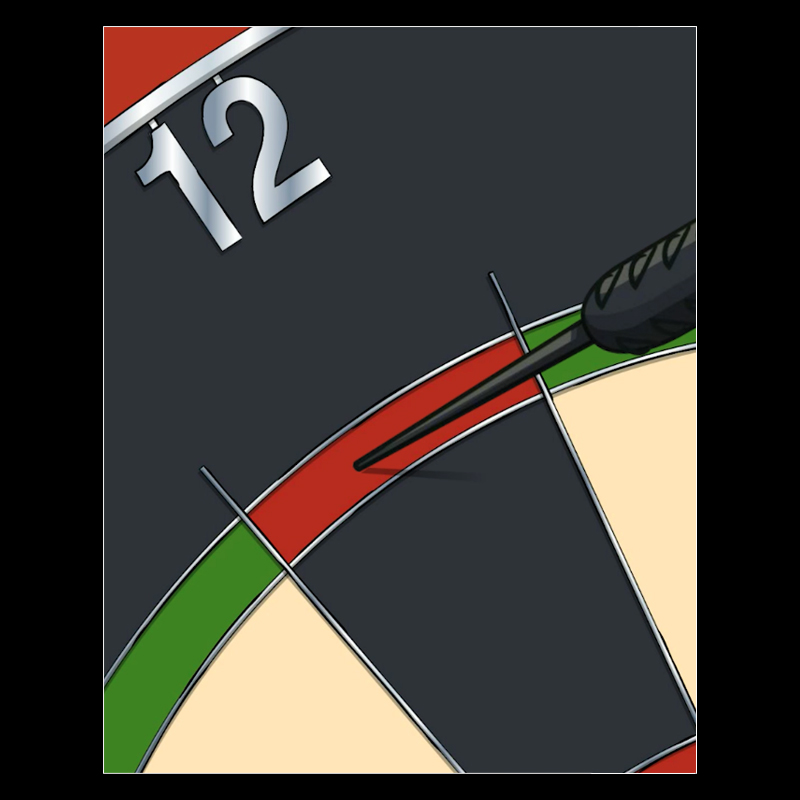 Luke Littler Target Darts animation by Chris Rathbone