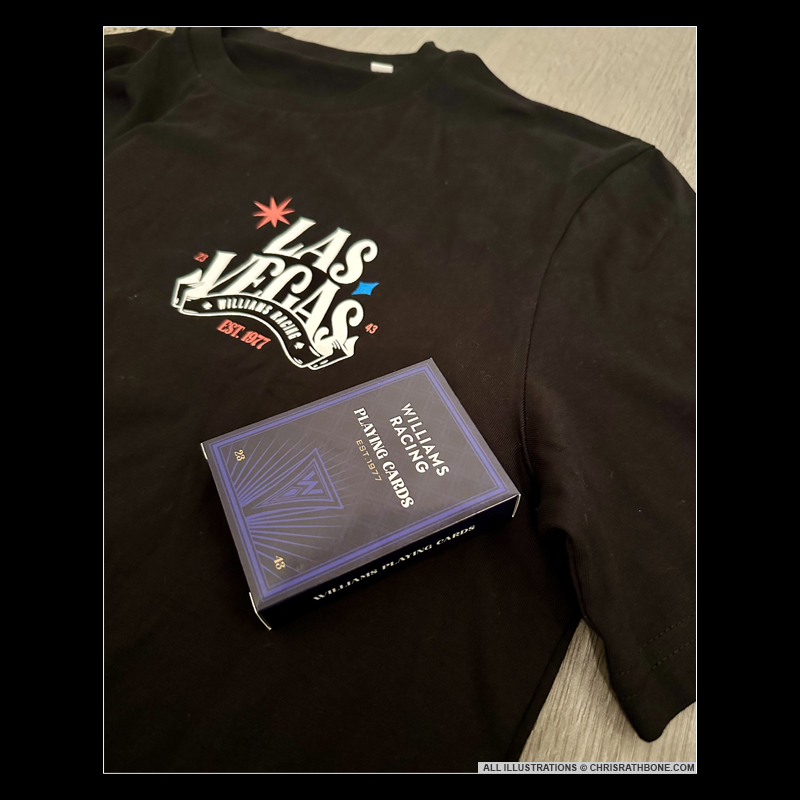 Williams F1 Las Vegas Illustrations by Chris Rathbone