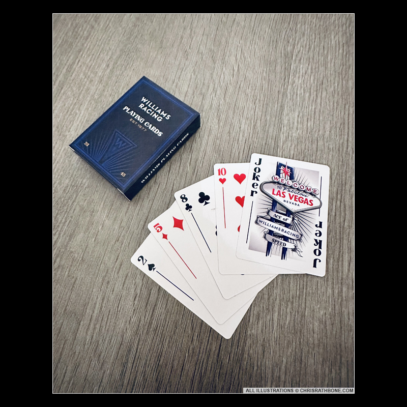 Williams F1 Las Vegas Illustrations by Chris Rathbone